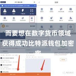 而要想在数字货币领域获得成功比特派钱包加密