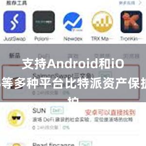 支持Android和iOS等多种平台比特派资产保护